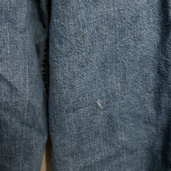 Vintage Warner Bros Marvin The Marten Embroidered Denim Button Down Shirt Large - Picture 3 of 8